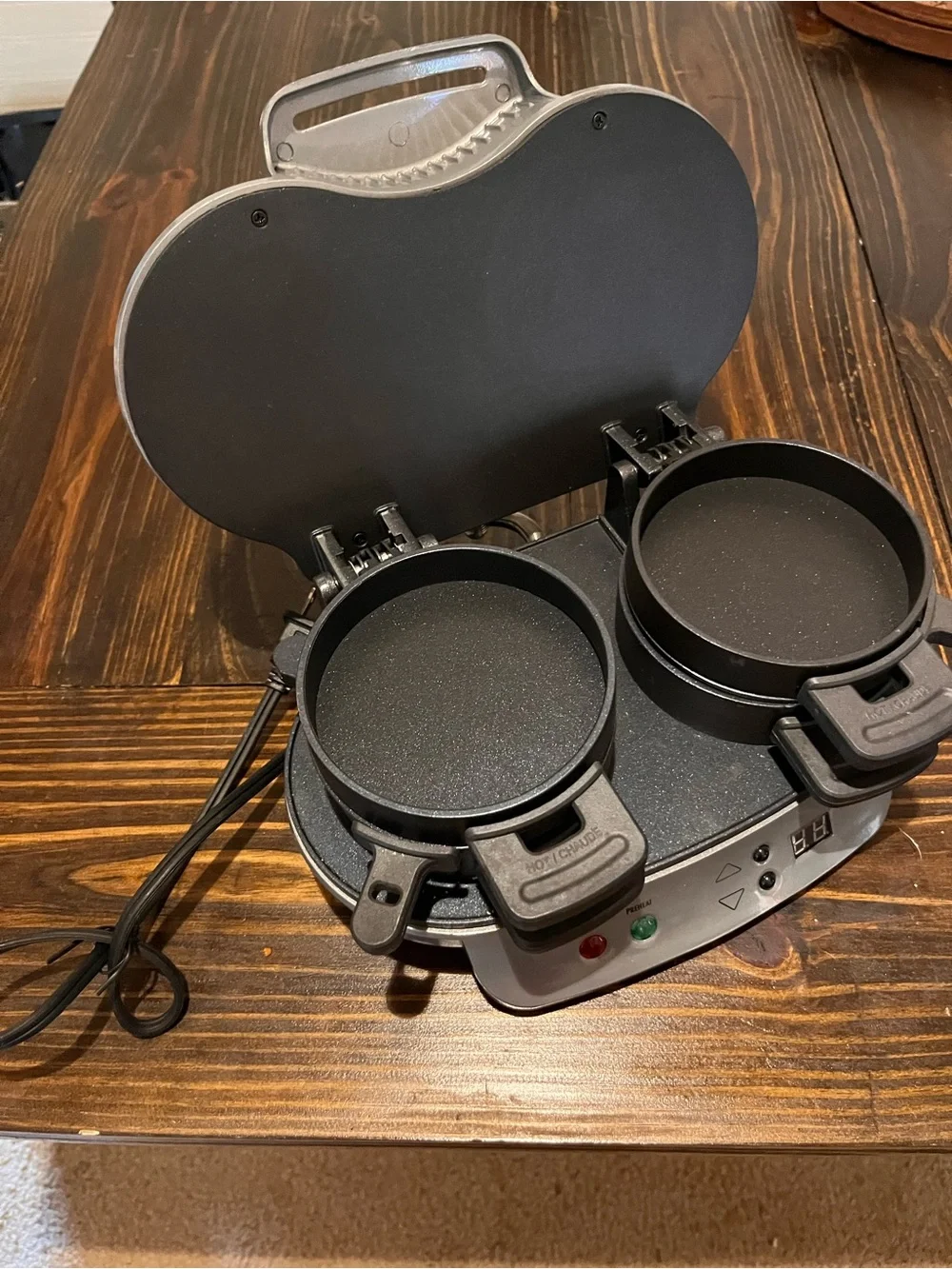 Electric Double Sandwich/Pancake Maker- great for camping.